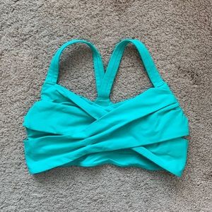 Lululemon teal sports bra